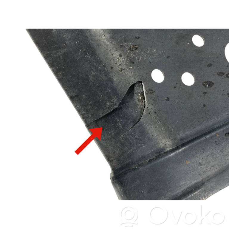 Защита днища в задней части шасси