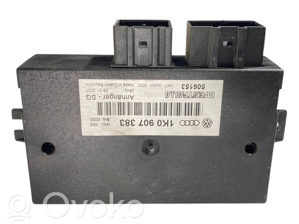 Piekabes āķa vadības bloks