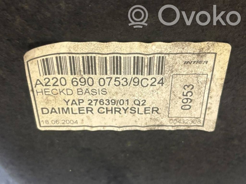 Bagāžnieka dekoratīvā apdare