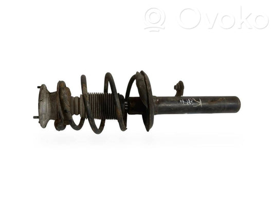 Front shock absorber with spring