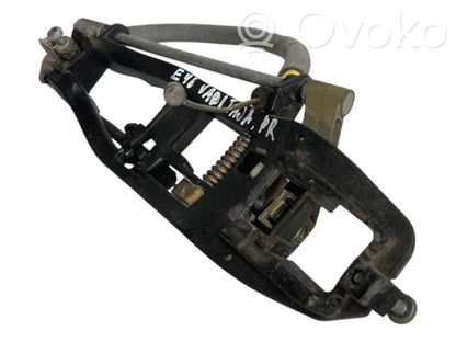 Holder/bracket for external opening handle at the front