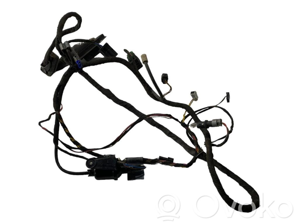 Aizmugurējo durvju vadu instalācija