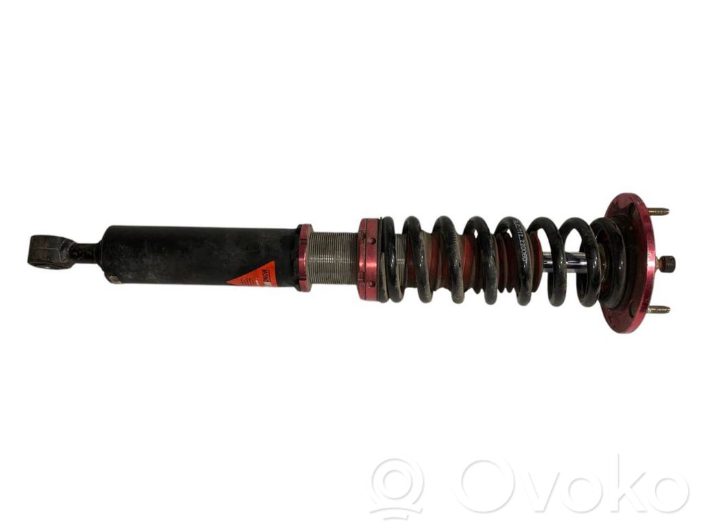 Rear shock absorber with spring
