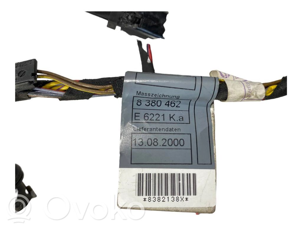 Rear door wiring installation