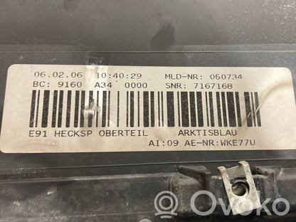 Spoilera aizmugurējais vāks