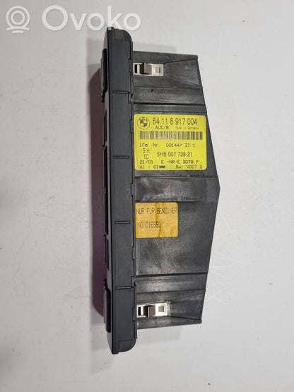 Gaisa kondicioniera / klimata kontroles / salona apsildes vadības bloks (salonā)