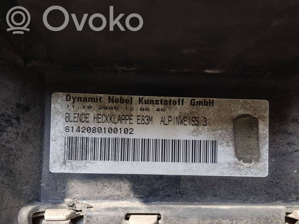 Trunk decorative trim