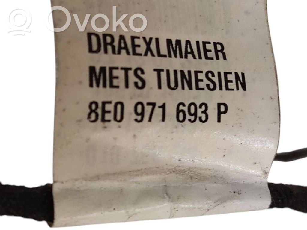 Aizmugurējo durvju vadu instalācija