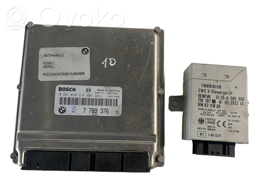 Aizdedzes ECU komplekts