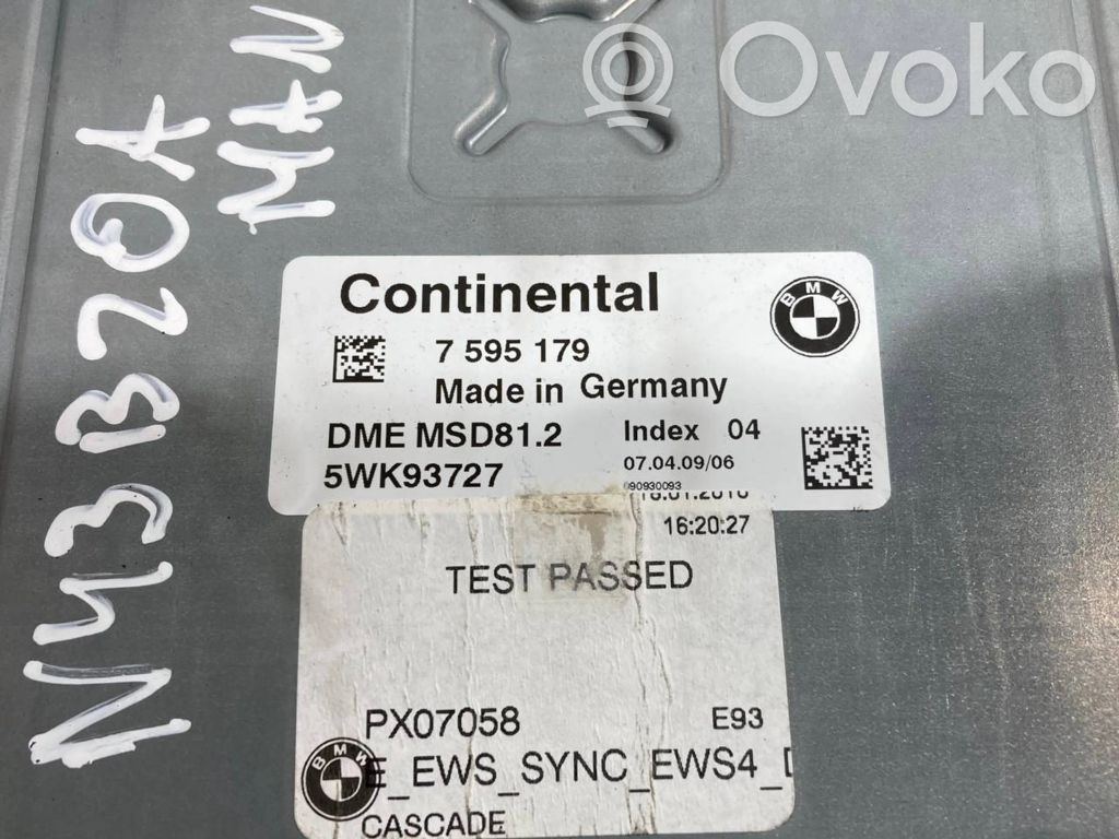 Aizdedzes ECU komplekts