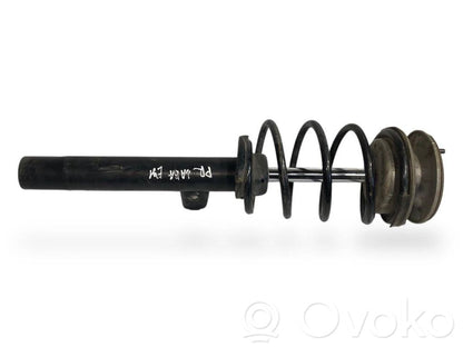 Front shock absorber with spring