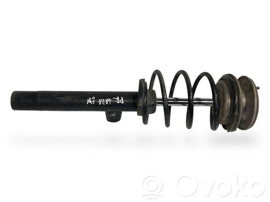 Front shock absorber with spring