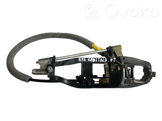 Holder/bracket for external opening handle at the front