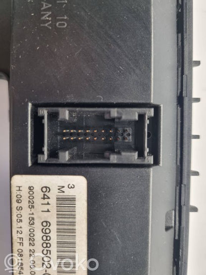 Gaisa kondicioniera / klimata kontroles / salona apsildes vadības bloks (salonā)