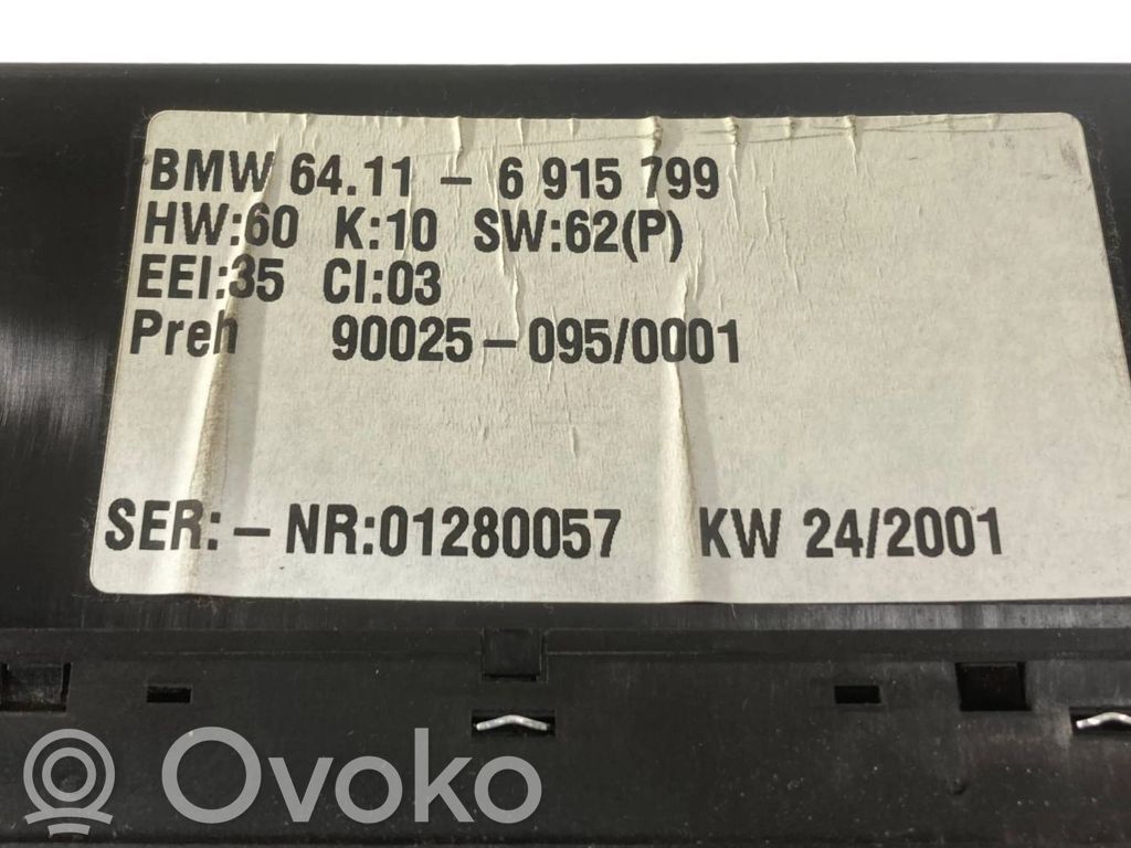 Gaisa kondicioniera / klimata kontroles / salona apsildes vadības bloks (salonā)