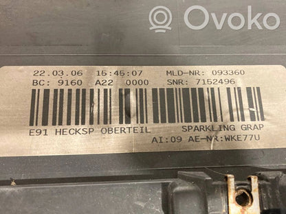 Spoilera aizmugurējais vāks