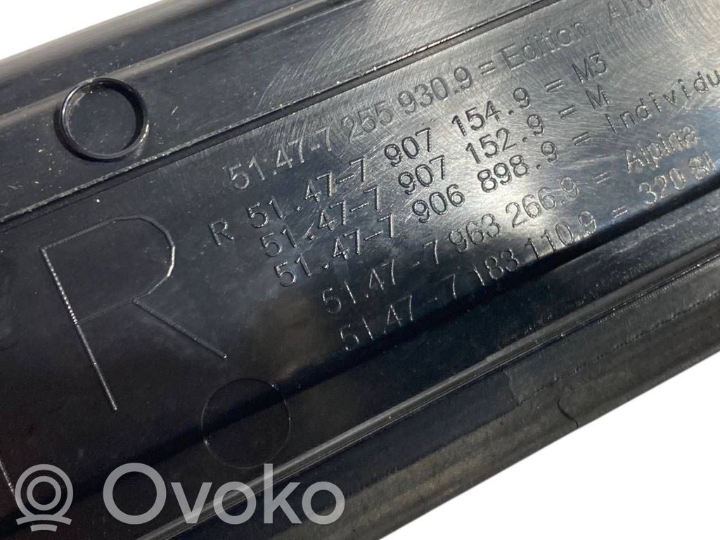 Priekšējā sliekšņa dekoratīvā apdare (iekšējā)