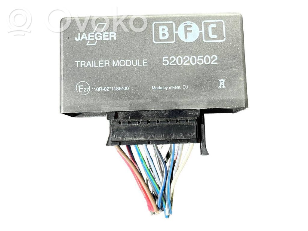 Trailer hitch control unit