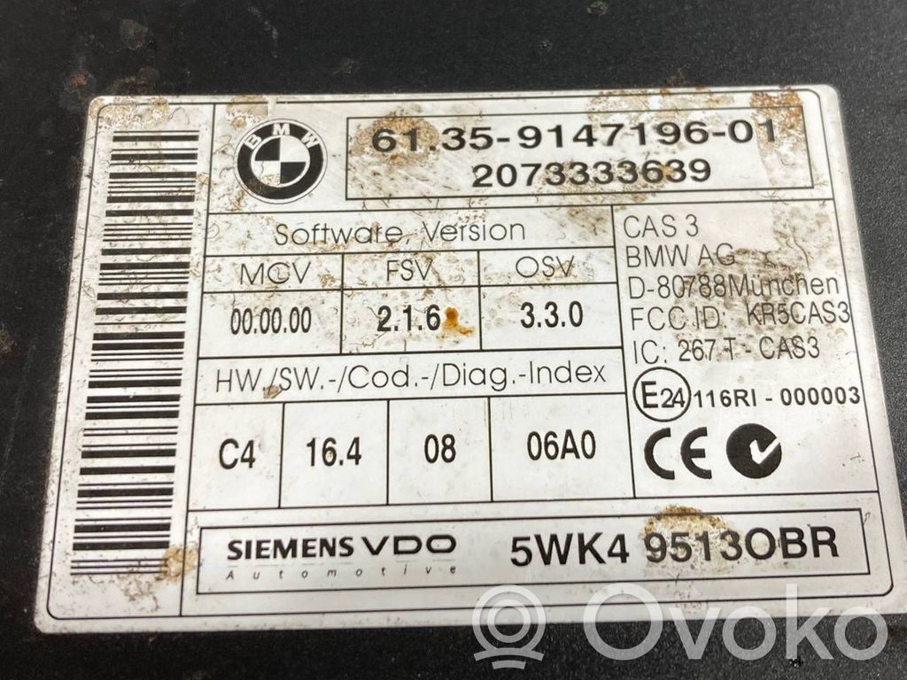 Aizdedzes ECU komplekts