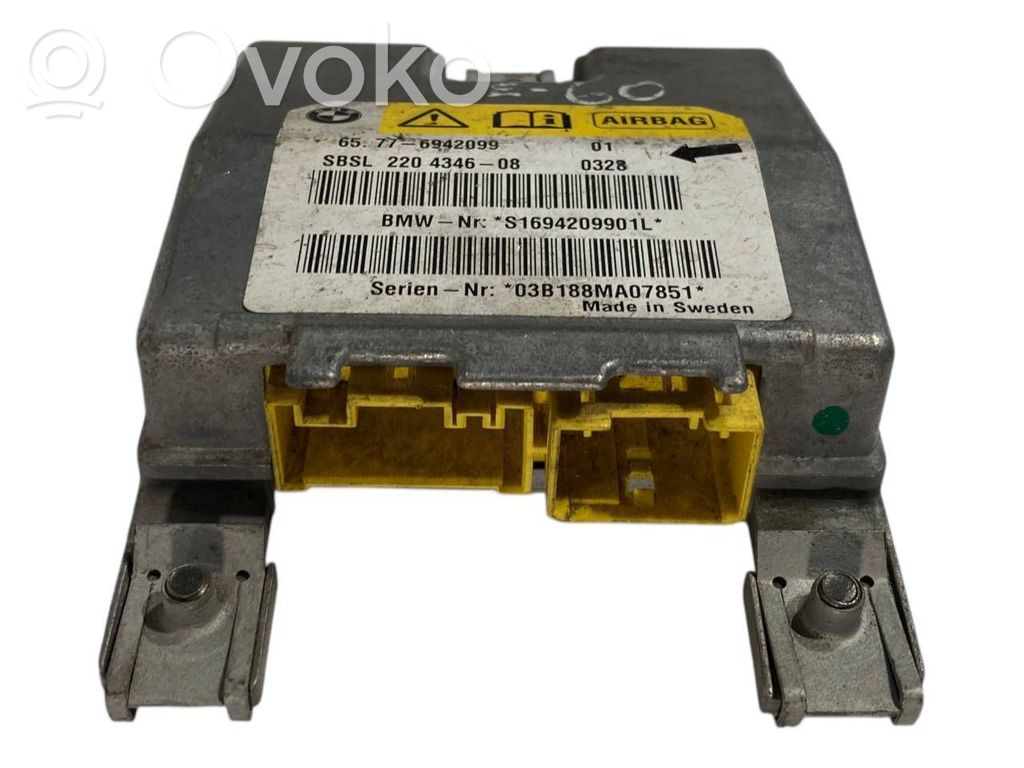 Gaisa spilvenu vadības bloks