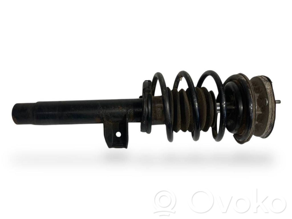 Front shock absorber with spring