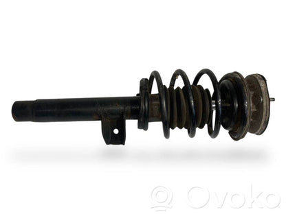 Front shock absorber with spring
