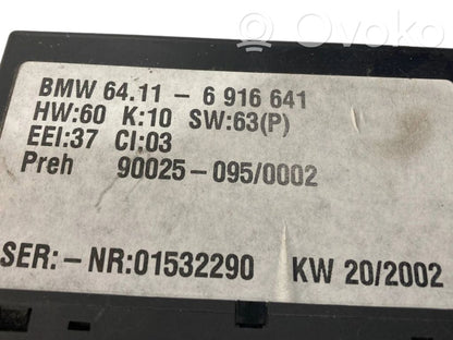 Gaisa kondicioniera / klimata kontroles / salona apsildes vadības bloks (salonā)