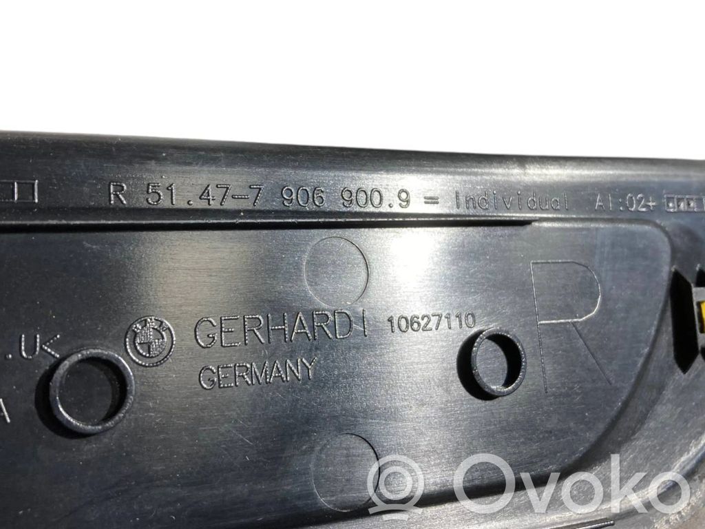 Aizmugurējā sliekšņa dekoratīvā apdare (iekšējā)