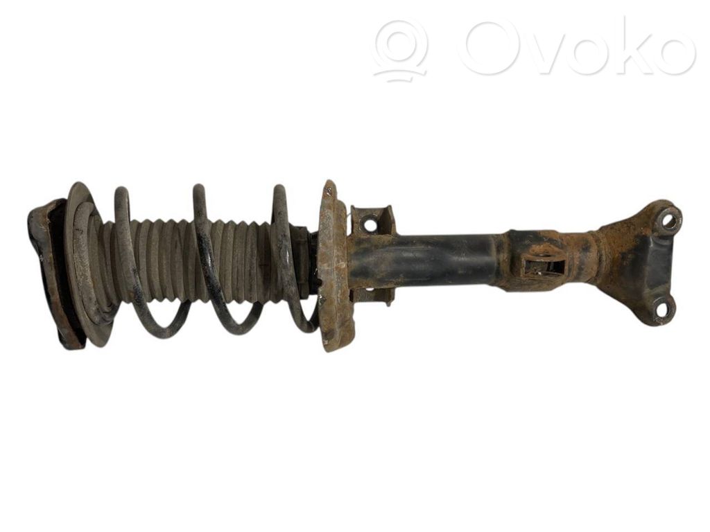 Front shock absorber with spring