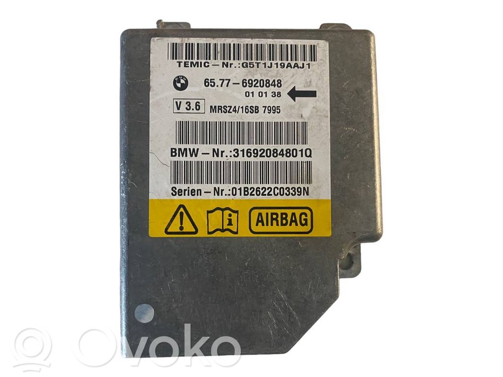 Gaisa spilvenu vadības bloks