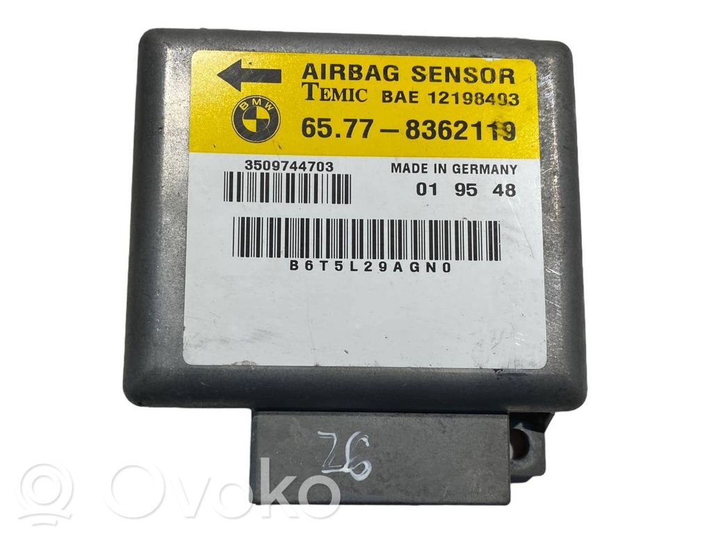 Gaisa spilvenu vadības bloks