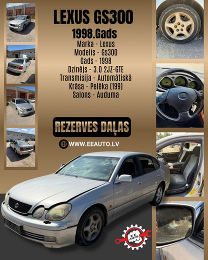 Lexus GS300 S160 1998- atsarginės dalys 