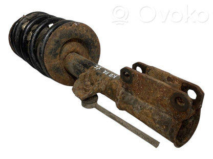 Front shock absorber with spring