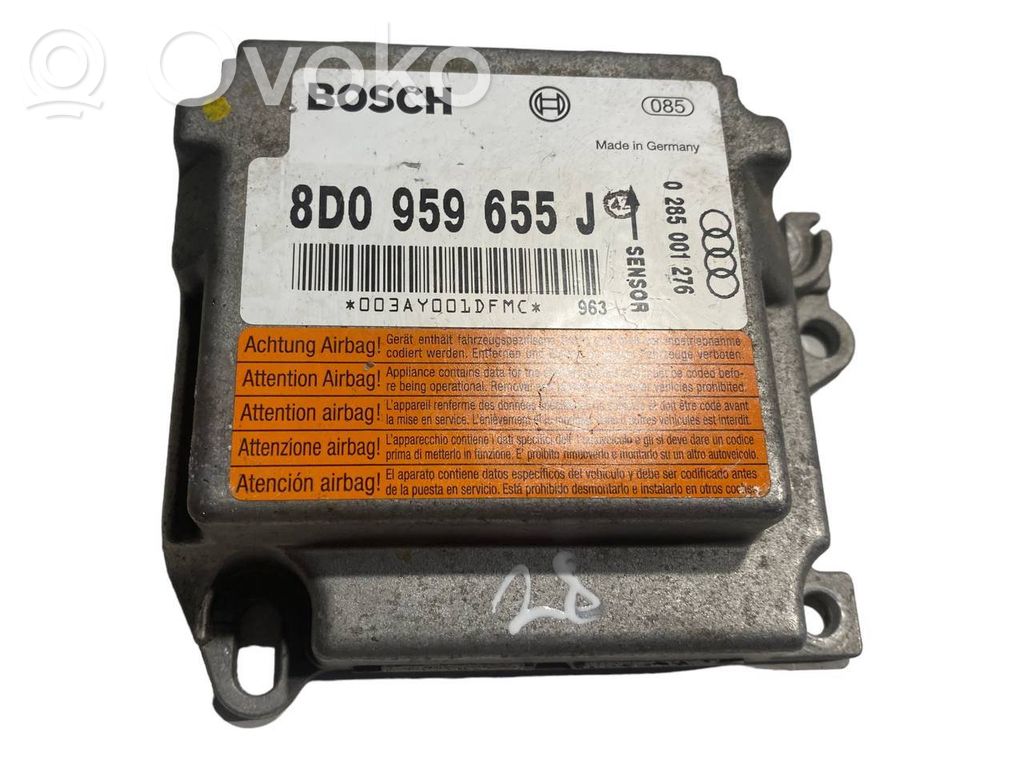 Gaisa spilvenu vadības bloks