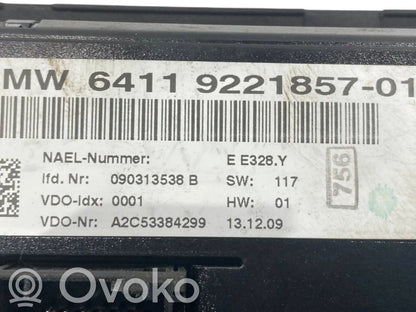 Gaisa kondicioniera / klimata kontroles / salona apsildes vadības bloks (salonā)