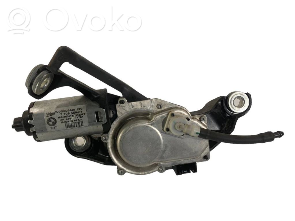 Rear window wiper motor
