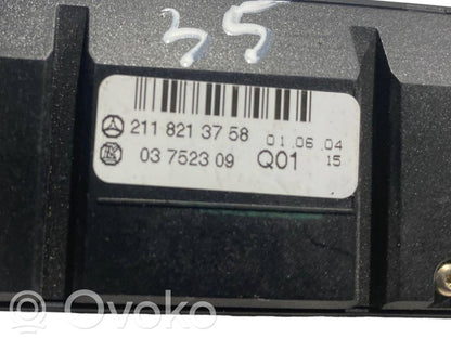 Seat heating switch