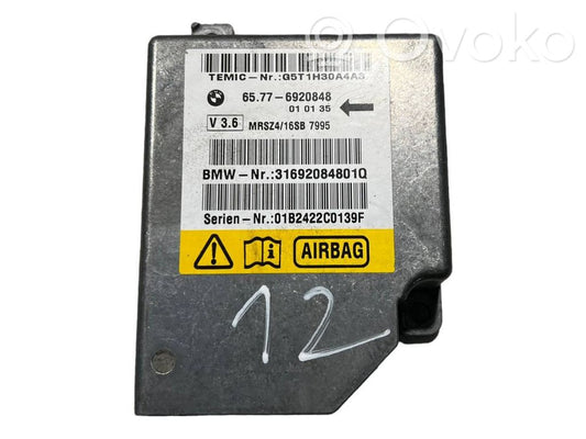 Gaisa spilvenu vadības bloks