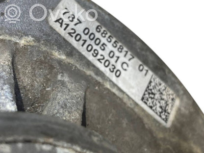 Front shock absorber with spring