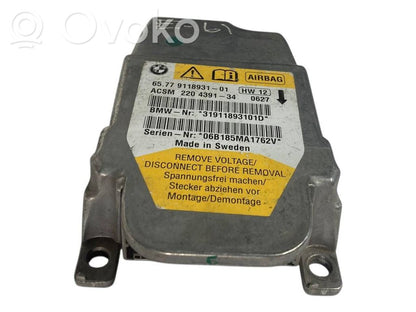 Gaisa spilvenu vadības bloks