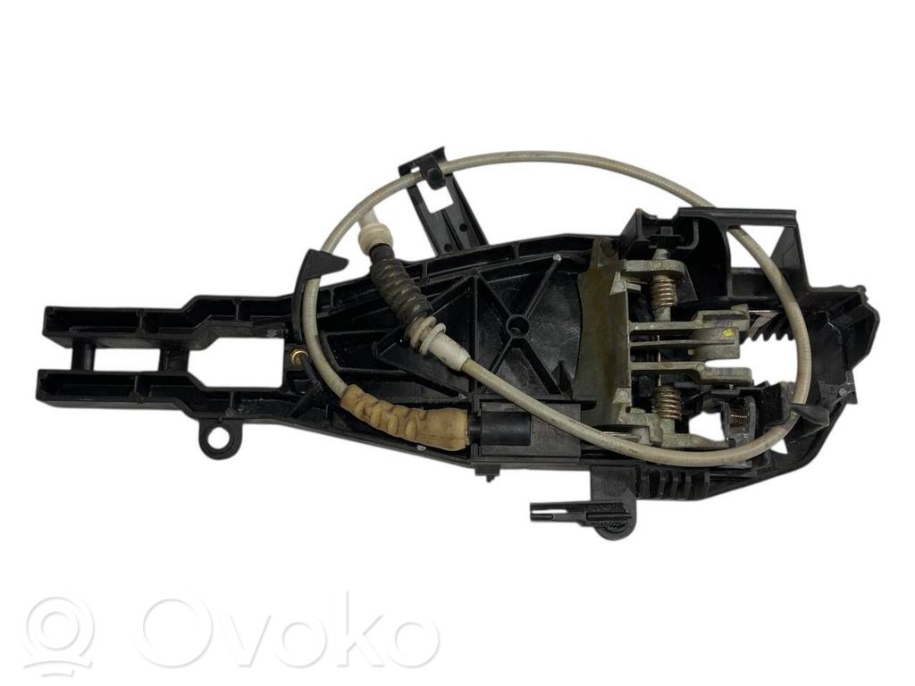 Holder/bracket for external opening handle at the back