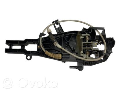 Holder/bracket for external opening handle at the back