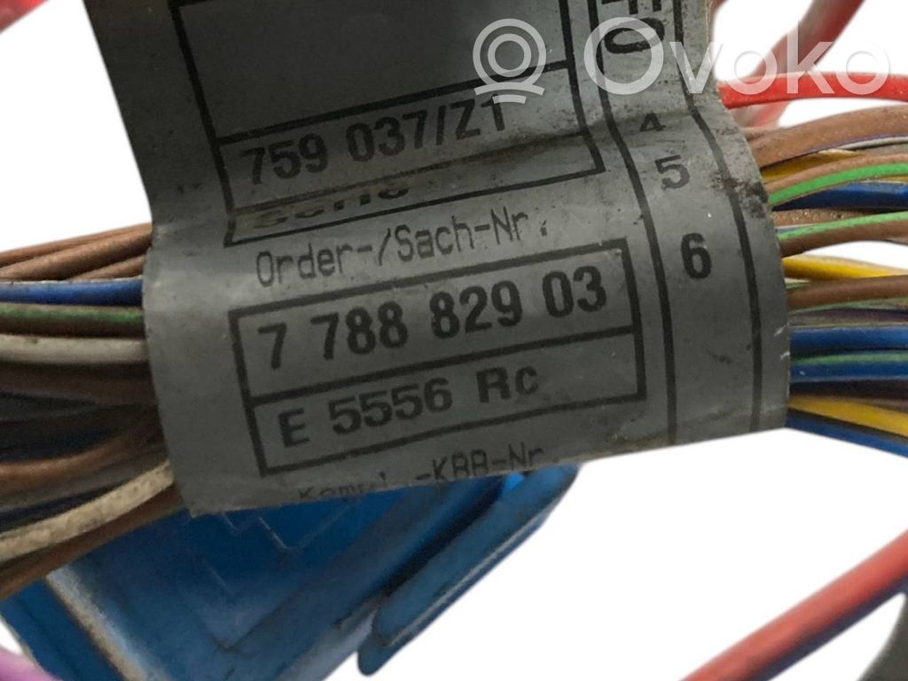 Dzinēja vadu instalācija