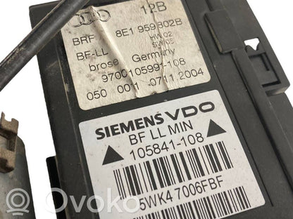 Priekšpusē elektriskā loga pacelšanas mehānisma komplekts