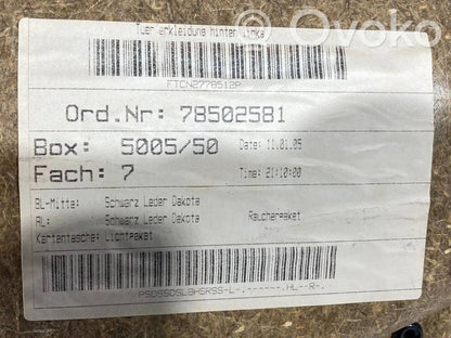 Apšuvums aizmugurējām durvīm