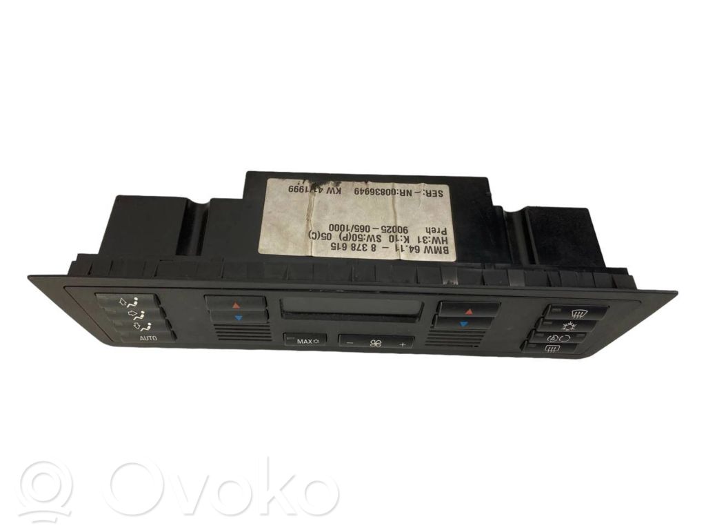 Gaisa kondicioniera / klimata kontroles / salona apsildes vadības bloks (salonā)