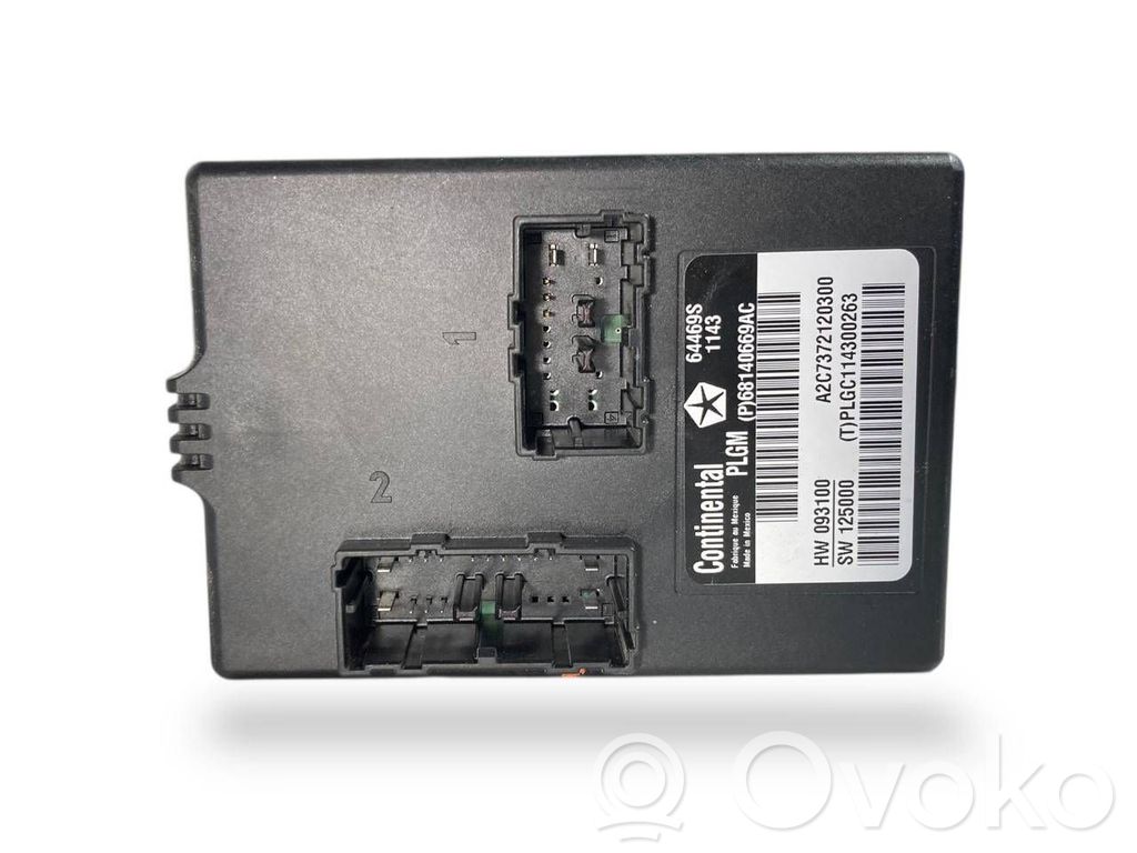 Bagāžnieka pārsega vadības bloks