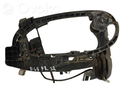 Holder/bracket for external opening handle at the front