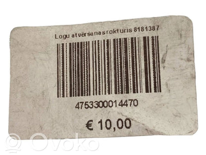 Logu pacēlāju vadības slēdzis (-dži)