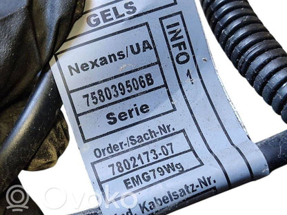 Dzinēja vadu instalācija